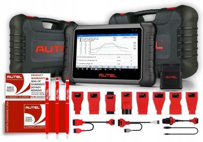 DIAGNOSKOP СЕРВИСНИЙ AUTEL MAXIDAS DS808BT PL 2 ГОДА AKT OBD2 КАБЕЛЬ