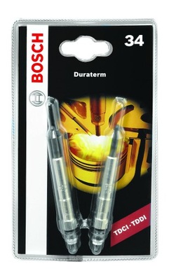 BOSCH 0250202034 СВЕЧА НАКАЛА DURATERM