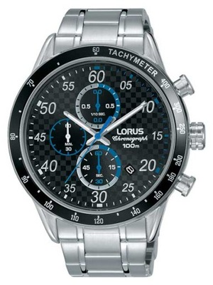 Męski zegarek Lorus chronograf 10 BAR RM333EX-9