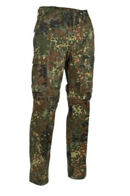 SPODNIE SPODENKI BW FLECKTARN ODPINANE NOGAWKI XXL