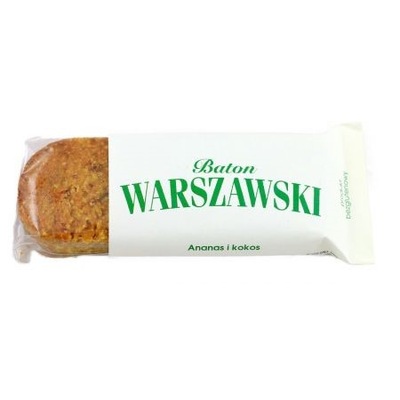 Baton Warszawski Ananas i kokos 50 g