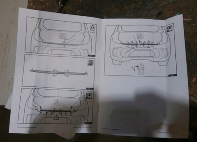 TAPA DE MALETERO BRIDA KIA PICANTO 3 17+ PARTE TRASERA NUEVO  