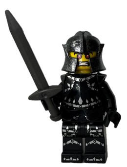 LEGO MINIFIGURKA 8831 7 SERIA ZŁY RYCERZ Evil Knight WADA