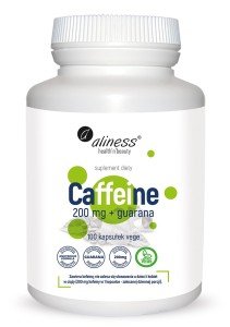 Aliness Caffeine 200 mg z guaraną 100 kapsułek