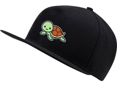 CZAPKA Z DASZKIEM ŻÓŁW ŻÓŁWIK CUTE TURTLE SNAPBACK