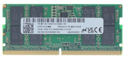 16GB 5600 MICRON PC5-5600 SA0-1110-XT MTC8C1084S1SC56BD1 KF PAMIĘĆ