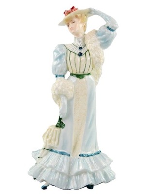 LOOK:) COALPORT FIGURKA BEATRICE AT THE GARDEN PARTY