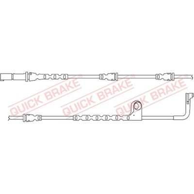 CONTACTO OSTRZEGAWCZY, ZUZYCIE OKLADZIN DE FRENADO QUICK BRAKE WS 0271 A  