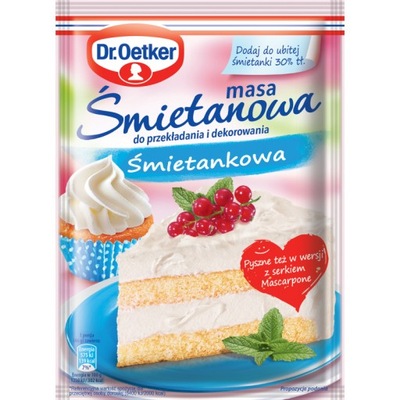 Masa śmietanowa - Dr. Oetker - śmietankowa, 56 g