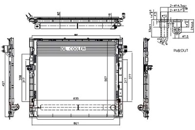 NISSENS CONDENSADOR DE ACONDICIONADOR MERCEDES GL X166 GLE C292 GLE W166 GLS  