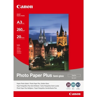 Papier fotograficzny PÓŁBŁYSK Canon SG-201 A3 20ar