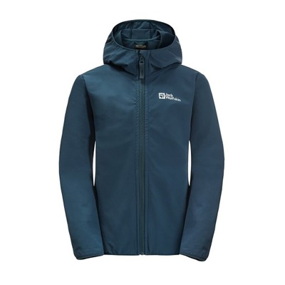 Kurtka softshellowa dziecięca Jack Wolfskin Solyd granatowa 1609821 128