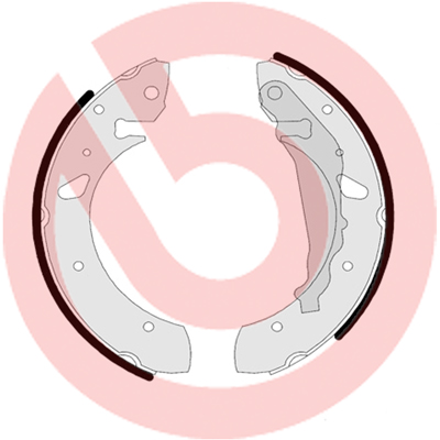 ZAPATAS DE TAMBOR DE FRENADO BREMBO S 83 507 S83507  