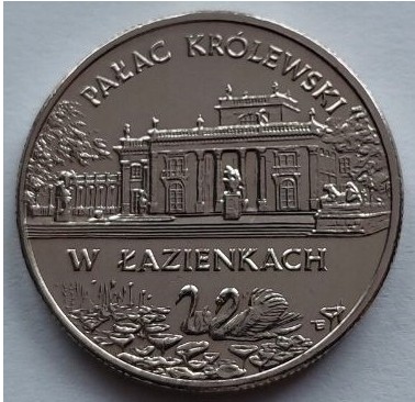 Moneta 2 zł. 1995r. "Pałac Królewski w Łazienkach"