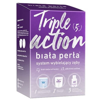 BIAŁA PERŁA SYSTEM WYBIELAJĄCY TRIPLE ACTION