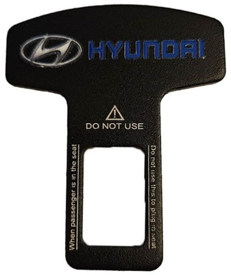 BRIDA CIEGA CLAVIJA PARA CORREA DE CORREAS CON LOGOTIPO HYUNDAI.  