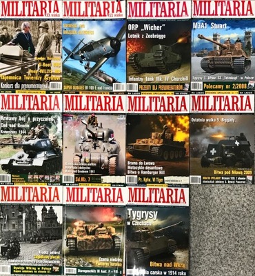 11X MILITARIA WYDANIA SPECJALNE Z RÓŻNYCH LAT