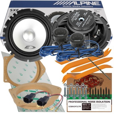 ALPINE SPEAKERS OPEL MOKKA ZAFIRA CHEVROLET CRUZE  