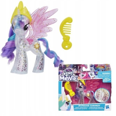 MY LITTLE PONY FIGURKA KSIĘŻNICZKA CELESTIA BROKATOWY KUCYK E0672