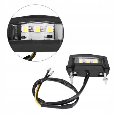 UNIVERSAL FARO PARTE TRASERA PARTE TRASERA DIODO LUMINOSO LED MOTOCICLETA 12V  