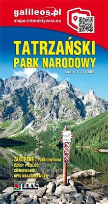 MAPA TUR. - TATRZAŃSKI PARK NARODOWY 1:27 000