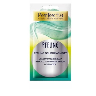 PERFECTA Peeling do twarzy do cery normalnej, mieszanej i tłustej 8 ml