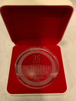 MEDAL/PLAKIETA 35 LAT W SŁUŻBIE POCZCIE