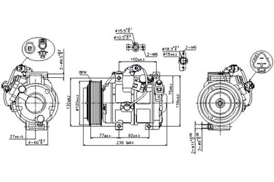 Nissens компресор кондиціонера lexus lx фото №1