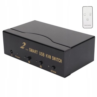 2 w 1 Out Przełącznik VGA KVM 4 Port USB Wielu