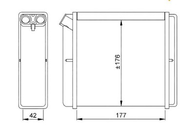Nrf обігрівач opel vectra a фото №1