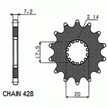 KRUMPLIARATIS PAVAROS SUNSTAR SUNF226-14 