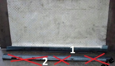 Cadillac sts seville 98-04 права молдинг поріг фото №1