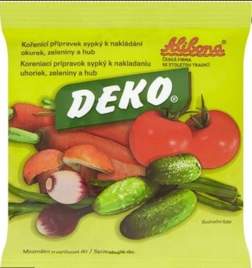 Przyprawa do marynowania ogórków DEKO 100g - Alibona czeska