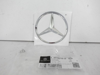 Mercedes vito v-klasa w447 g-klasa w463 значок емблема logo задній хром оригінал фото №1