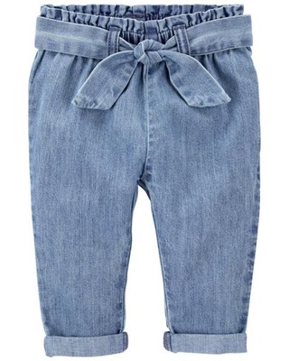OshKosh Spodnie jeansowe z talią Paperbag