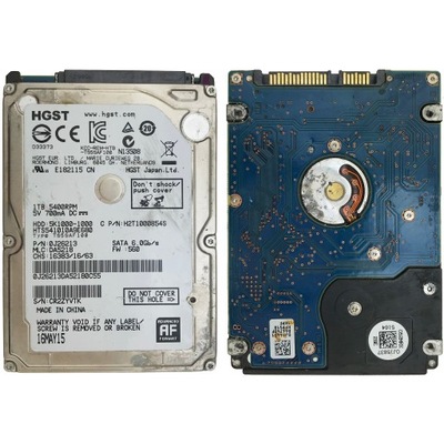 HGST HTS541010A9E680 | 0J26213 | niewykrywany #hU