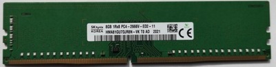 Pamięć RAM SK HYNIX DDR4 8GB PC4 2666V 21300U 2666MHz HMA81GU7DJR8N-VK ECC