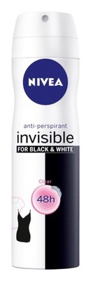 Nivea Dezodorant INVISIBLE CLEAR spray damski 150m