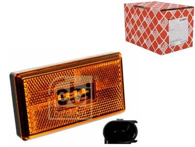 LUZ OBRYSOWE L/P COLOR NARANJA 4 DIODO LUMINOSO LED WYS 55MM SZER 103MM GL 38  