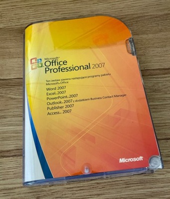 Office Professional 2007 BOX PL