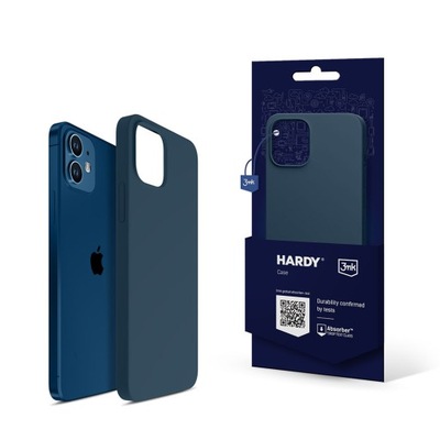 Etui plecki na Apple iPhone 12 3mk HARDY Case Blue
