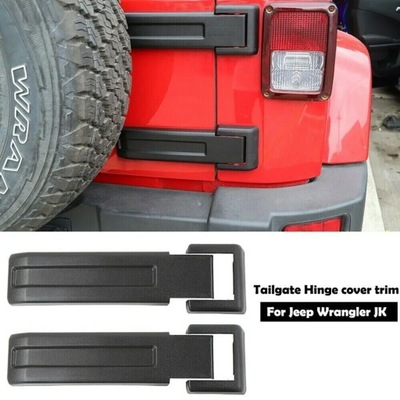 2PCS UPPER LOWER TAIL GATE HINGE COVER PARA JEEP WRANGLER JK JKU SPOR~61456  