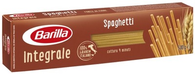 Spaghetti Barilla pełnoziarniste 500 g Integrale