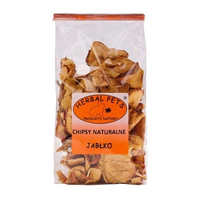 CHIPSY NATURALNE -JABŁKO HERBAL PETS GRYZOŃ,KRÓLIK