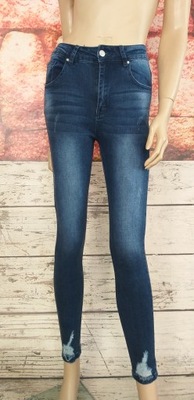 Świetne Spodnie Rurki Jeansowe R 38