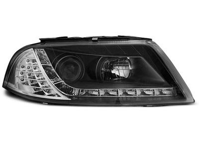 ФОНАРІ РЕФЛЕКТОРИ VW PASSAT B5 FL 2000-05 LED (СВІТЛОДІОД) BLACK