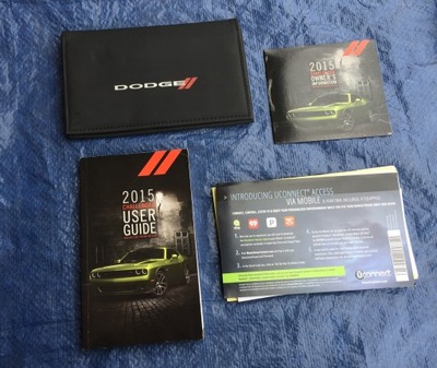 DODGE CHALLENGER 15 16 17 MANUAL BOOK NR 2  