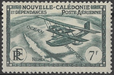 Nowa Kaledonia - samolot** (1938) YT 31