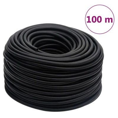 Hybrydowy wąż pneumatyczny, czarny, 0,6", 100 m, guma i PVC