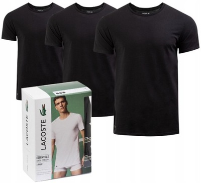 Koszulka męska T shirt Lacoste 3 pack 3pak 3 szt